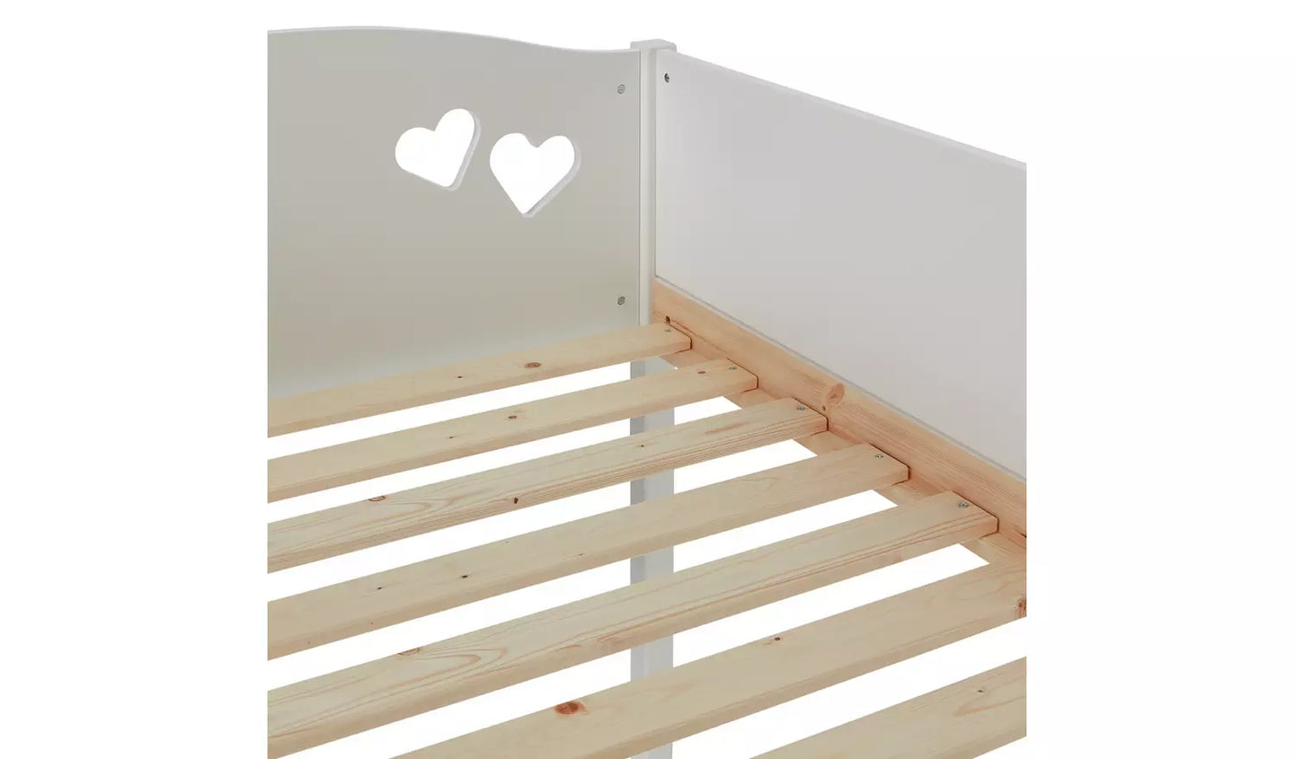 Mia High Sleeper Bed Frame - White